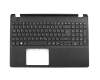 Tastatur inkl. Topcase DE (deutsch) schwarz/schwarz original für Acer Aspire MM15 MM1-571
