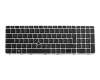 Tastatur DE (deutsch) schwarz mit Backlight und Mouse-Stick original für HP EliteBook 850 G3