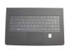 Tastatur inkl. Topcase IT (italienisch) schwarz/schwarz mit Backlight original für Lenovo Yoga 3 Pro-1370 (80HE)