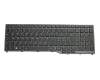 Tastatur CH (schweiz) schwarz mit Backlight original für Fujitsu LifeBook U757