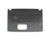 Tastatur inkl. Topcase DE (deutsch) schwarz/schwarz mit Backlight RGB original für Asus ROG Strix GL753VE