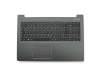 Tastatur inkl. Topcase DE (deutsch) schwarz/grau original für Lenovo IdeaPad 510-15IKB (80SV)