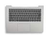 Tastatur inkl. Topcase DE (deutsch) grau/silber original für Lenovo IdeaPad 320S-14IKB (80X4/81BN)