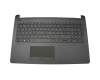 Tastatur inkl. Topcase DE (deutsch) schwarz/schwarz (Raute) original für HP 15-bs000