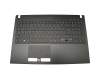 Tastatur inkl. Topcase DE (deutsch) schwarz/schwarz mit Backlight original für Acer TravelMate P6 (P658-M)