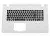 Tastatur inkl. Topcase DE (deutsch) schwarz/weiß original für Acer Aspire ES1-732