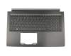 Tastatur inkl. Topcase DE (deutsch) schwarz/schwarz original für Acer Aspire 7 (A715-71)