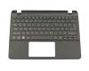 Tastatur inkl. Topcase DE (deutsch) schwarz/schwarz original für Acer Aspire ES1-131 (500GB HDD)