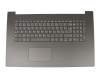 Tastatur inkl. Topcase FR (französisch) grau/grau original für Lenovo IdeaPad 320-17AST (80XW)