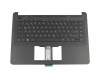 Tastatur inkl. Topcase DE (deutsch) schwarz/schwarz original für HP 14-bp000