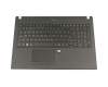 Tastatur inkl. Topcase DE (deutsch) schwarz/schwarz mit Backlight original für Acer TravelMate P4 (P459-G2-MG)