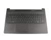 Tastatur inkl. Topcase DE (deutsch) schwarz/schwarz (mit TP/DVD, Oberflächenstruktur "Diamond") original für HP 17-ca0000