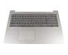 Tastatur inkl. Topcase FR (französisch) grau/silber mit Backlight original für Lenovo IdeaPad 320-15IKB (80XL/80YE)