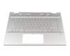 Tastatur inkl. Topcase DE (deutsch) silber/silber mit Backlight original für HP Pavilion x360 14-cd1500