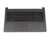 Tastatur inkl. Topcase DE (deutsch) schwarz/grau original für HP 255 G6