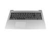 Tastatur inkl. Topcase DE (deutsch) schwarz/schwarz original für Lenovo IdeaPad 510-15ISK (80SR)