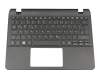 Tastatur inkl. Topcase DE (deutsch) schwarz/schwarz original für Acer TravelMate B1 (B116-MP)