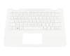 Tastatur inkl. Topcase DE (deutsch) weiß/weiß original für HP Stream 11-ab000