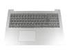 Tastatur inkl. Topcase DE (deutsch) grau/silber original für Lenovo IdeaPad 320-15IKB (81BG/81BT)