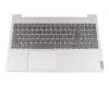 Tastatur inkl. Topcase DE (deutsch) dunkelgrau/grau mit Backlight original für Lenovo IdeaPad S340-15IML (81NA)