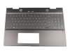 Tastatur inkl. Topcase DE (deutsch) grau/grau mit Backlight original für HP Envy x360 15-cp0000