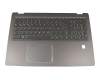 Tastatur inkl. Topcase DE (deutsch) schwarz/schwarz original für Lenovo Yoga 510-15IKB (80VC)