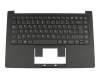 Tastatur inkl. Topcase DE (deutsch) schwarz/schwarz original für Medion Akoya E4253 (NS14G)