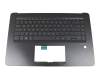 Tastatur inkl. Topcase DE (deutsch) schwarz/schwarz mit Backlight original für Asus ZenBook Pro 15 UX580GE