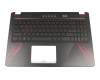 39XKITAJN20 Original Asus Tastatur inkl. Topcase DE (deutsch) schwarz/schwarz mit Backlight
