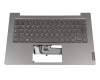 Tastatur inkl. Topcase DE (deutsch) grau/grau mit Backlight original für Lenovo ThinkBook 14 IML (20RV)