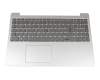 Tastatur inkl. Topcase DE (deutsch) grau/silber mit Backlight original für Lenovo IdeaPad 330S-15IKB (81F5/81JN)