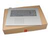 Tastatur inkl. Topcase DE (deutsch) grau/silber original für Lenovo IdeaPad 320-17IKB (81BJ)