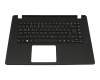 Tastatur inkl. Topcase DE (deutsch) schwarz/schwarz original für Acer Aspire ES1-520
