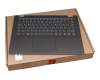 Tastatur inkl. Topcase DE (deutsch) grau/grau mit Backlight original für Lenovo Yoga 530-14ARR (81H9)