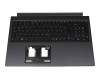 Tastatur inkl. Topcase DE (deutsch) schwarz/schwarz mit Backlight original für Acer Aspire 7 (A715-43G)