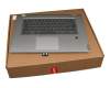 Tastatur inkl. Topcase DE (deutsch) grau/silber mit Backlight original für Lenovo IdeaPad C340-15IML (81TL)
