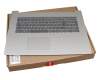 Tastatur inkl. Topcase DE (deutsch) grau/silber original für Lenovo IdeaPad 330-17ICH (81FL)