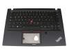 5M10Z41386 Original Lenovo Tastatur inkl. Topcase DE (deutsch) schwarz/schwarz mit Backlight und Mouse-Stick
