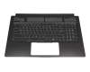 Tastatur inkl. Topcase DE (deutsch) schwarz/schwarz mit Backlight original für MSI GS75 Stealth 10SE/10SGS (MS-17G3)