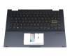 Tastatur DE (deutsch) schwarz mit Backlight original für Asus VivoBook Flip 14 TM420IA