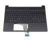 Tastatur DE (deutsch) schwarz original für HP 15s-eq3000