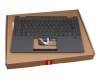 Tastatur inkl. Topcase DE (deutsch) grau/grau mit Backlight original für Lenovo IdeaPad Flex 5-14IIL05 (81WS/81X1)