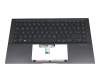 90NB0SI1-R30GE0 Original Asus Tastatur inkl. Topcase DE (deutsch) schwarz/anthrazit mit Backlight