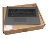 Tastatur inkl. Topcase DE (deutsch) schwarz/grau original für HP 240 G6