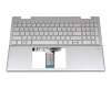 M45127-041 Original HP Tastatur inkl. Topcase DE (deutsch) silber/silber