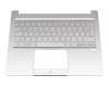 Tastatur inkl. Topcase DE (deutsch) silber/silber mit Backlight original für Acer Swift 3 (SF313-52G)