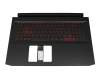 Tastatur inkl. Topcase CH (schweiz) schwarz/rot/schwarz mit Backlight GTX1650 original für Acer Nitro 5 (AN517-52)