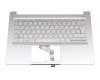 Tastatur inkl. Topcase DE (deutsch) silber/silber mit Backlight original für Acer Swift 3 (SF314-59)