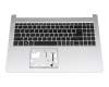 Tastatur inkl. Topcase DE (deutsch) schwarz/silber mit Backlight original für Acer Aspire 5 (A515-44)