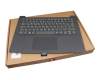 Tastatur inkl. Topcase DE (deutsch) grau/grau original für Lenovo V14-IKB (81YA)